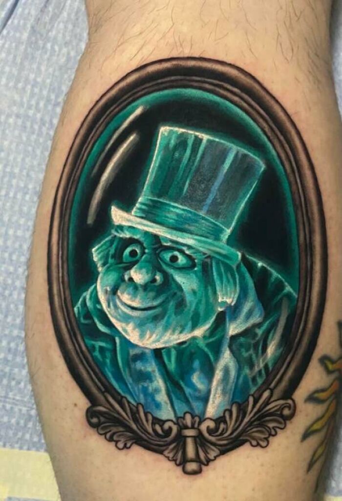 Phineas Hackenbush from Hitchhiking Ghost tattoo 