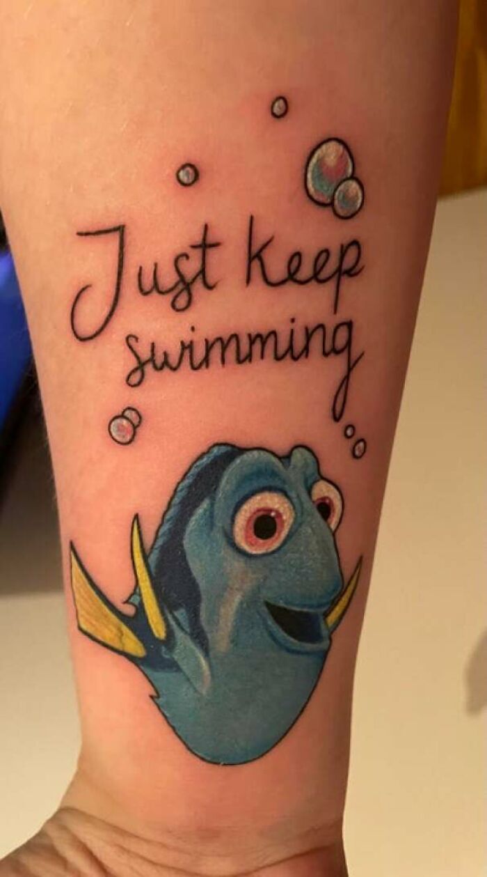 120 Cartoon Tattoos For A Blast From The Past | Bored Panda