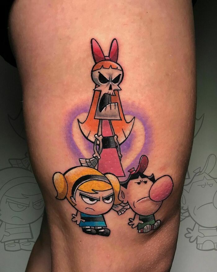 Billy and Mandy tattoo