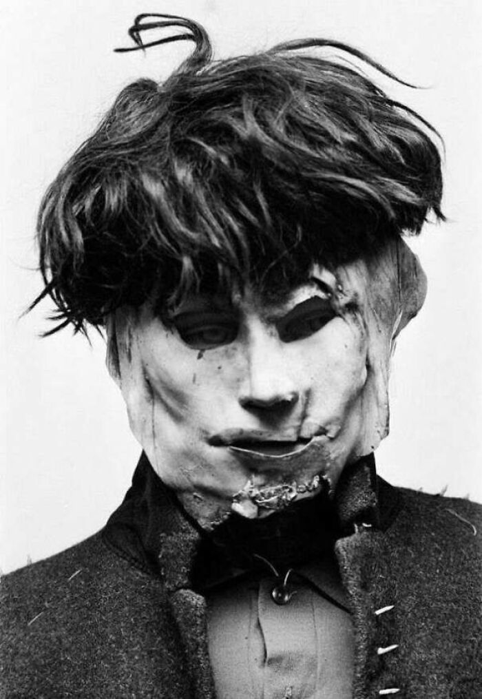 The Mask Worn By Edward Paisnel, The Notorious 'Beast Of Jersey' When Attacking His Victims, C 1957