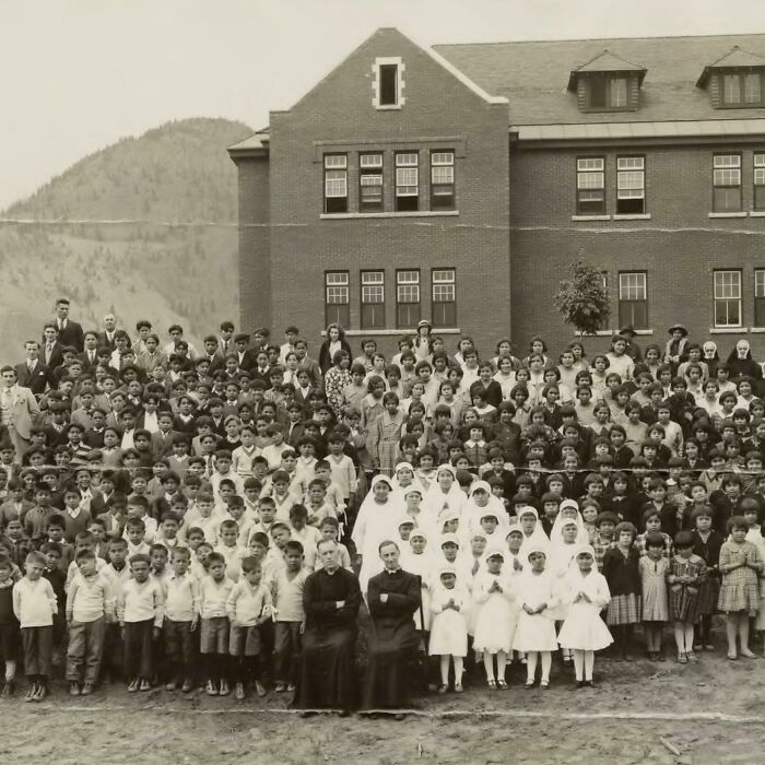 The Kamloops Indian Residential School Ran By The Catholic Church (1937)