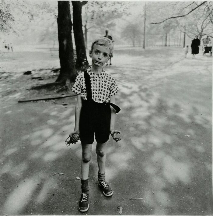 Diane Arbus: 'Child With A Hand Grenade, Central Park', 1962