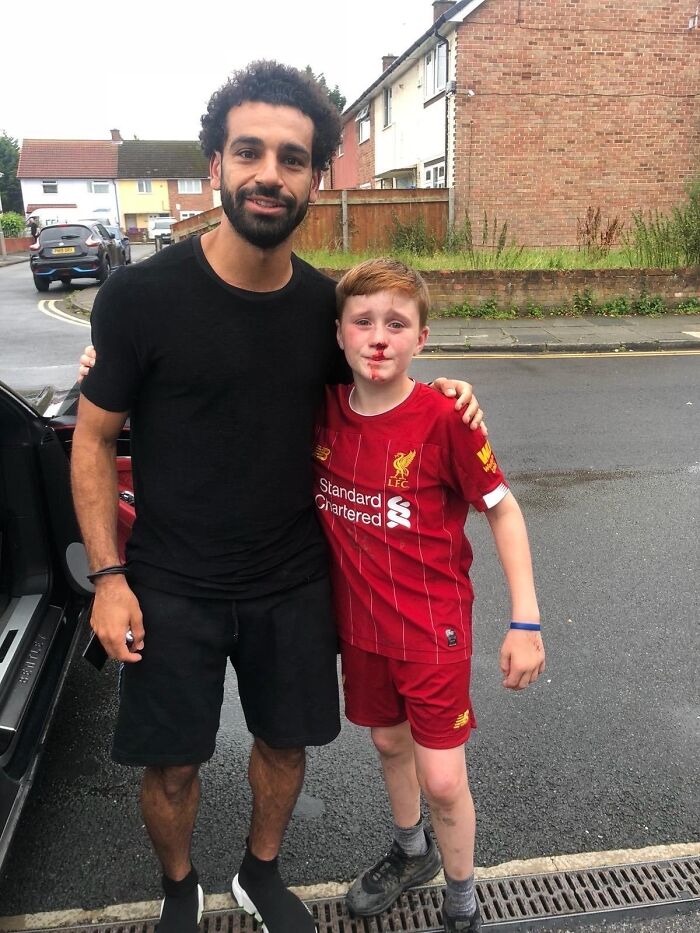 This Kid Ran Into A Lamppost While Chasing His Favourite Soccer Player