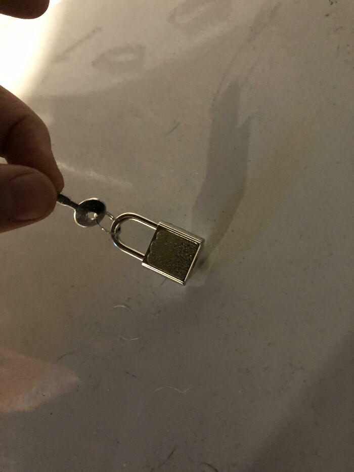 My Sister Thought That This Was A Smart Idea ... She Lost The Other Key To