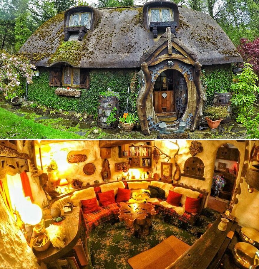 So My Uncle Built And Lives In His Very Own Hobbit House
