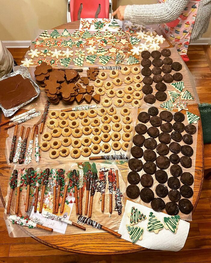 First Day Of Christmas Cookie Baking