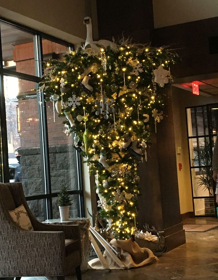 Check Out This Christmas Tree A Hotel In My Town Has