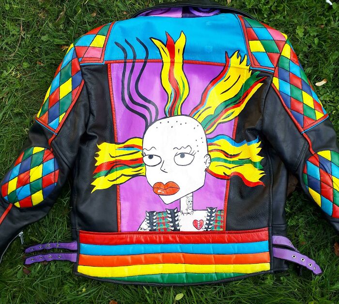 I Made A Battle Jacket Of Apunk Cynthia Doll From Rugrats