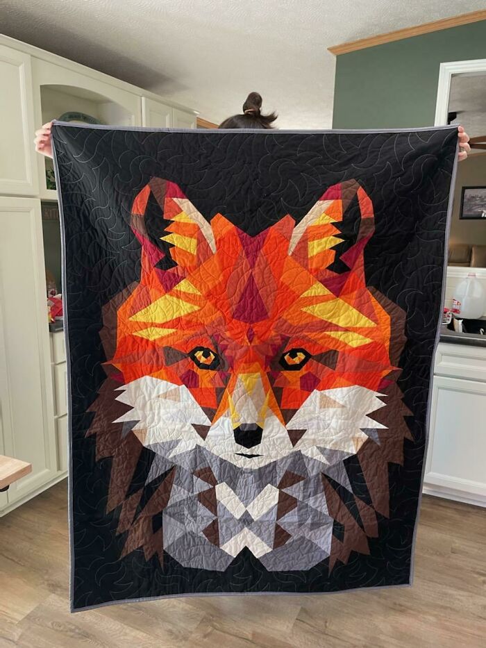 A Quilt I Made For A Friends Baby