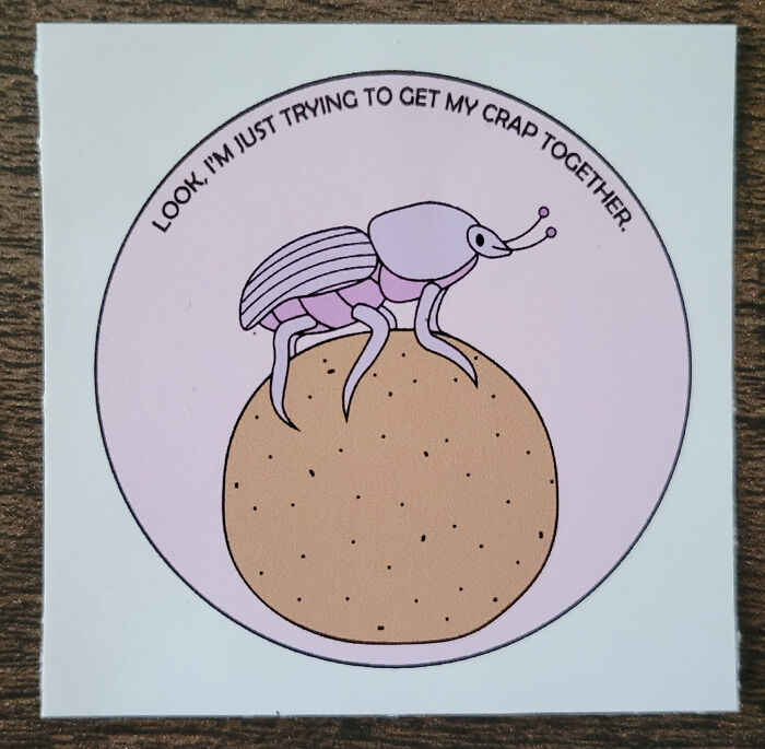 I Made A Dung Beetle Sticker