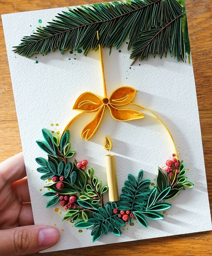 One Of My Recent Paper Quilling Christmas Projects