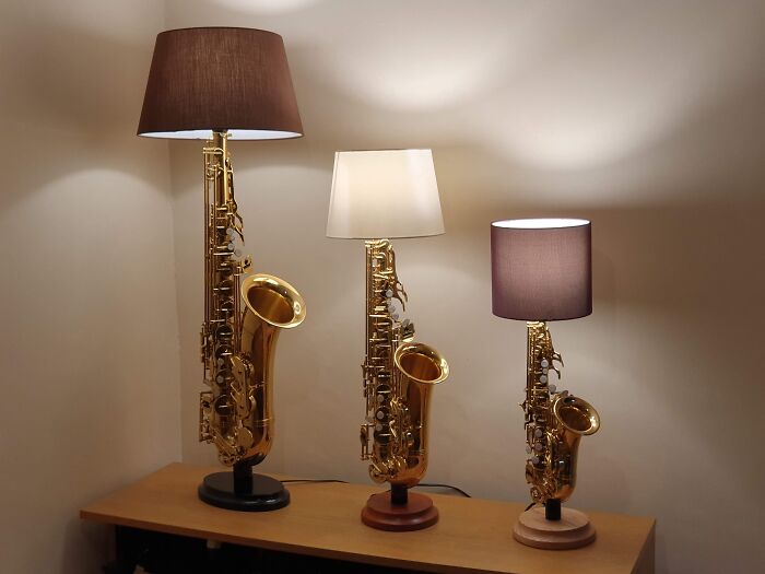 Saxophone Lamps I Make