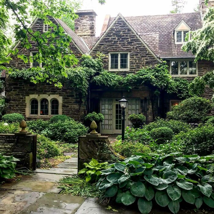 One Of My Favorite Chestnut Hill Houses Surrounded By Verdant Splendor, After Much Needed Rain