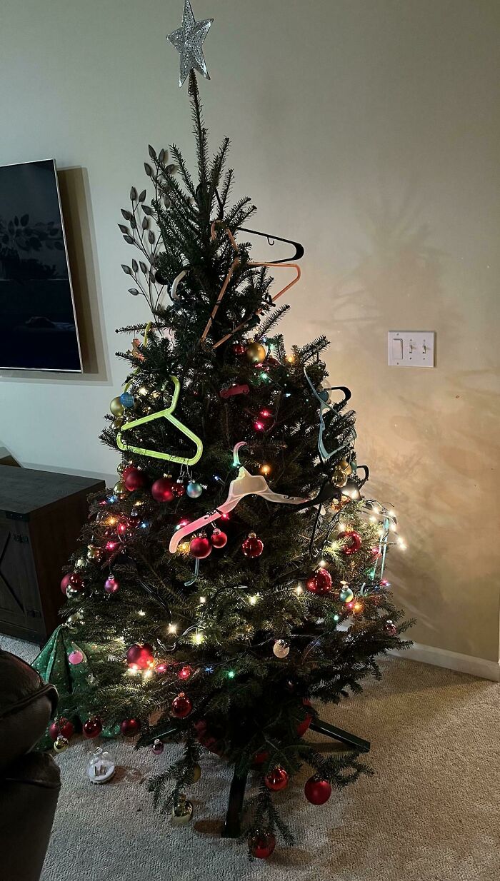 My Kids Decorated The Tree All By Themselves