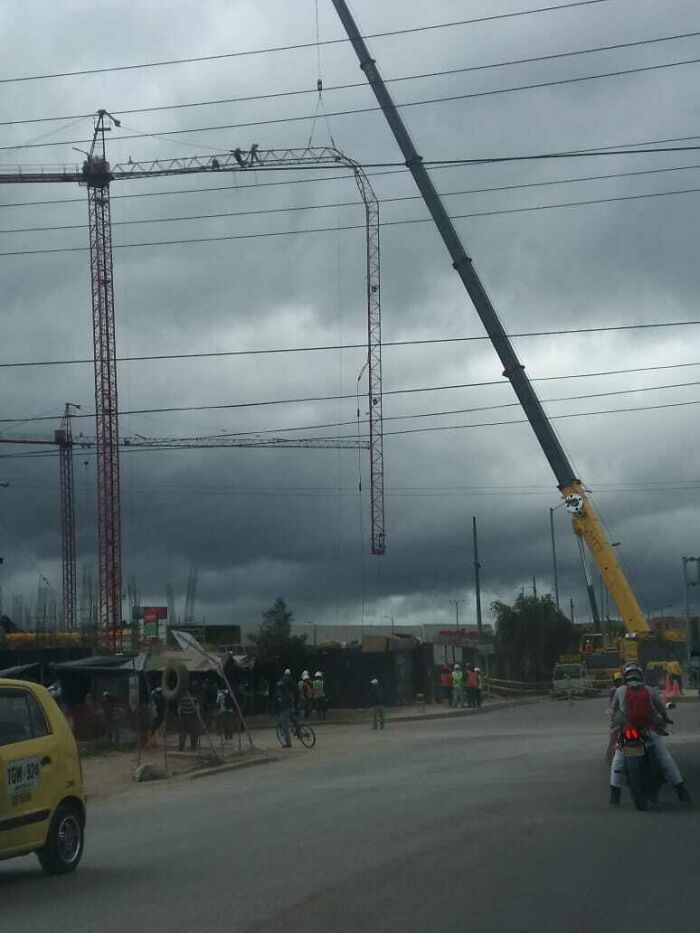 This Crane On A Construction Site. (Pics Are Also Allowed Here)