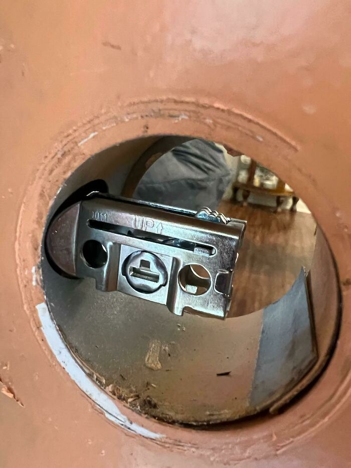 One Of My Employees Isn't The Brightest Bulb In The Box. He's Been Trying To Install This Lock For An Hour Using The Wrong Setting On The Bolt Wondering Why He Was Struggling