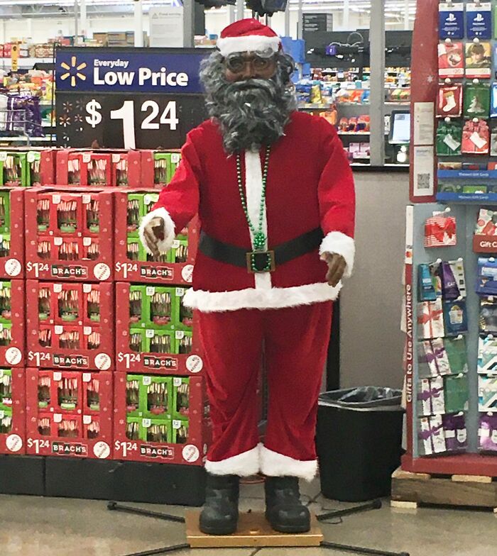 A Black Santa At My Local Walmart