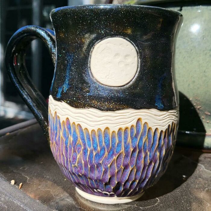 I Rarely Make Mugs Because I Think They're Boring But I Love How This One Turned Out