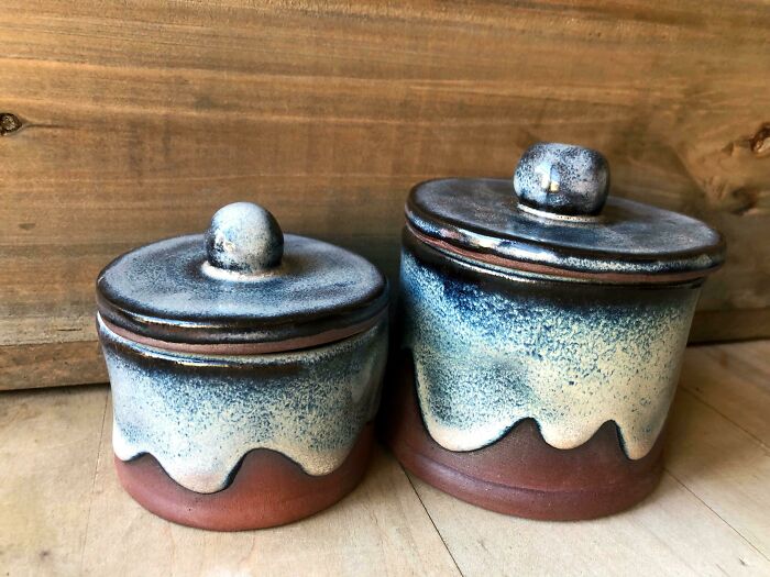 A Pair Of Lidded Jars I Finished!