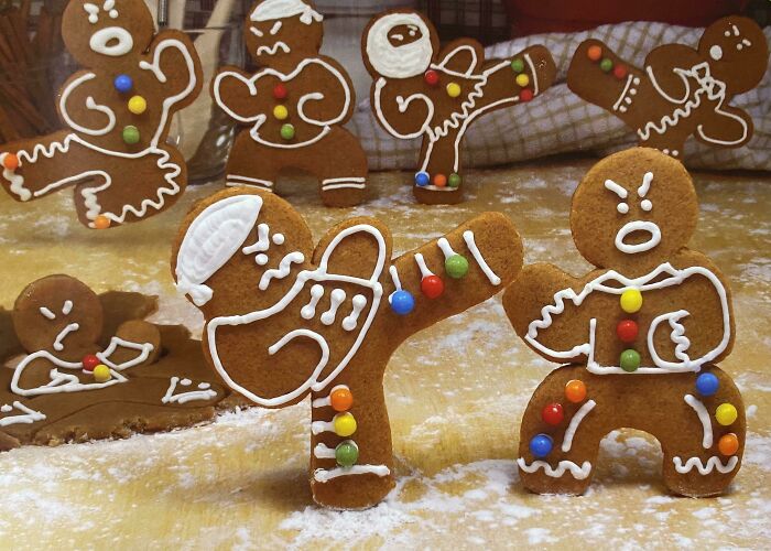 Baking Some Ninja Bread Men For Christmas This Year!