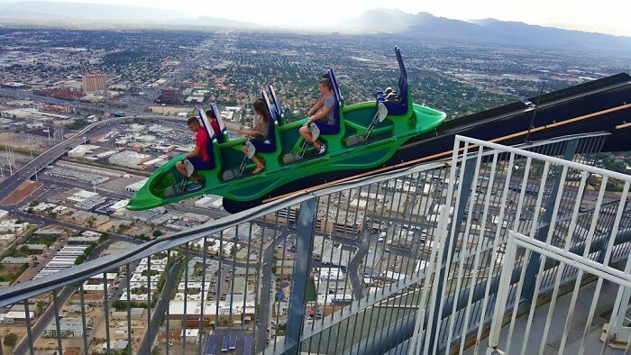 The X-Scream Ride At The Stratosphere, Las Vegas