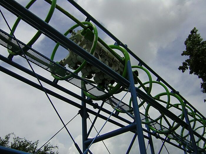 Ultra Twister Ride At Six Flags Astroworld, United States