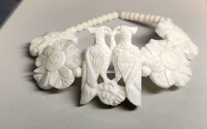 I Carved This Bracelet Out Of Buffalo Bones!