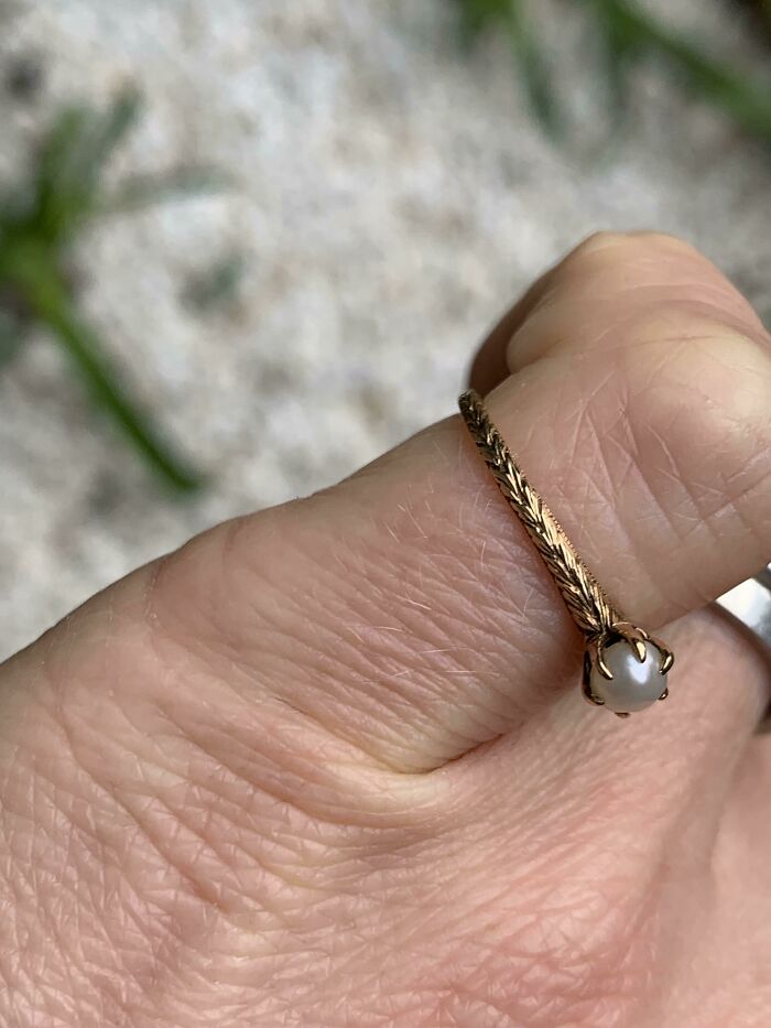 Grandfather Made This Ring For His Mother