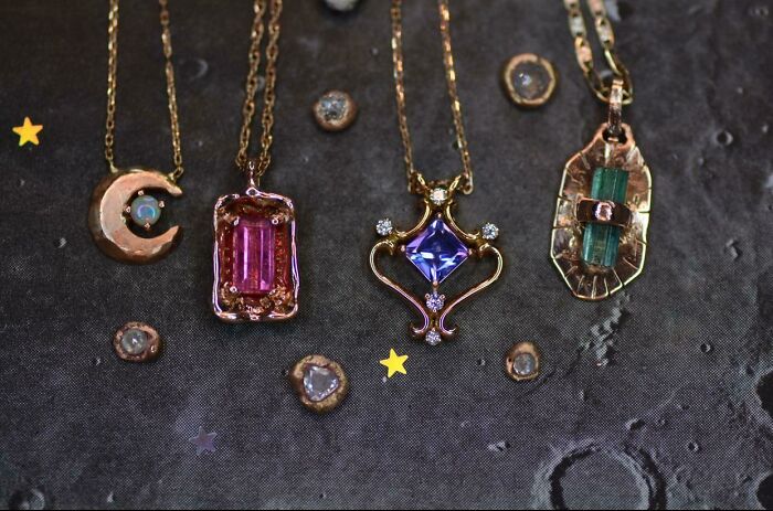 Just Wanted To Share Some New Creations Of Mine. All In 14k Gold And Natural Gemstones