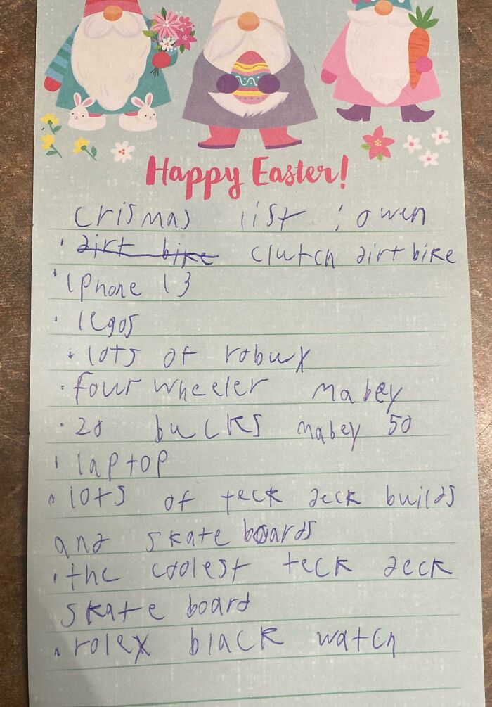 My 9-Year-Old Nephew’s Christmas List