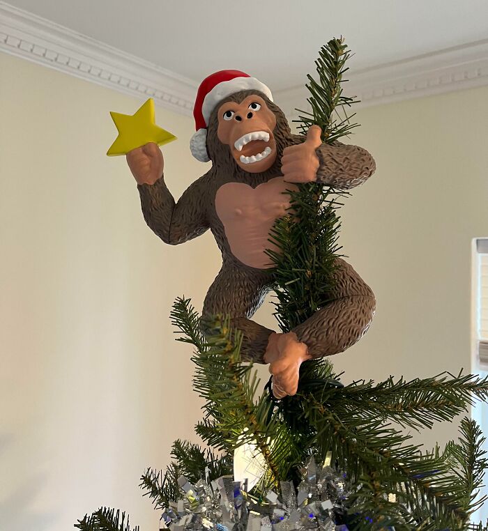We Let Our Son Pick Out A New Tree Topper This Year. How’d He Do?