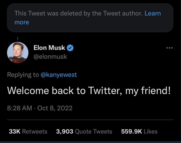 Elon Welcoming Kanye Back To Twitter