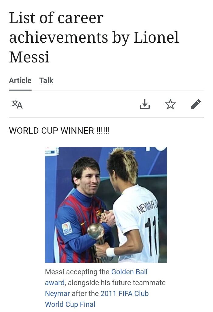 Someone's Excited For Messi