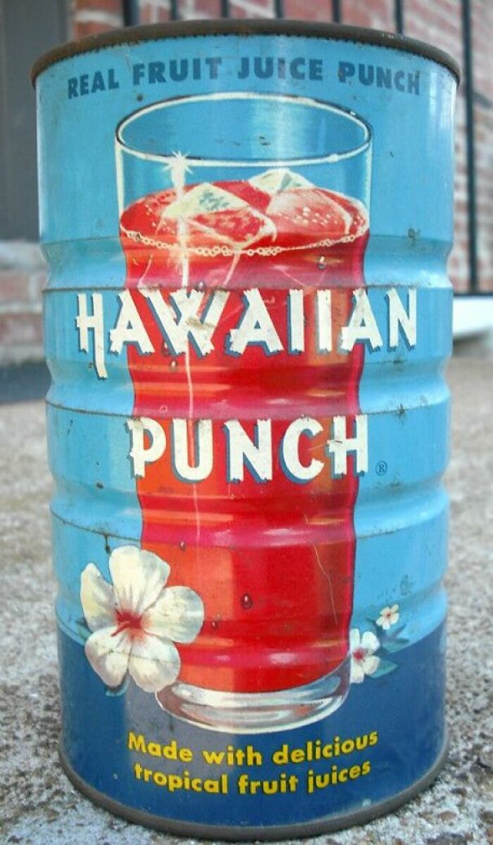Oh What A Throwback!! 1955 Hawaiian Punch Tin Can