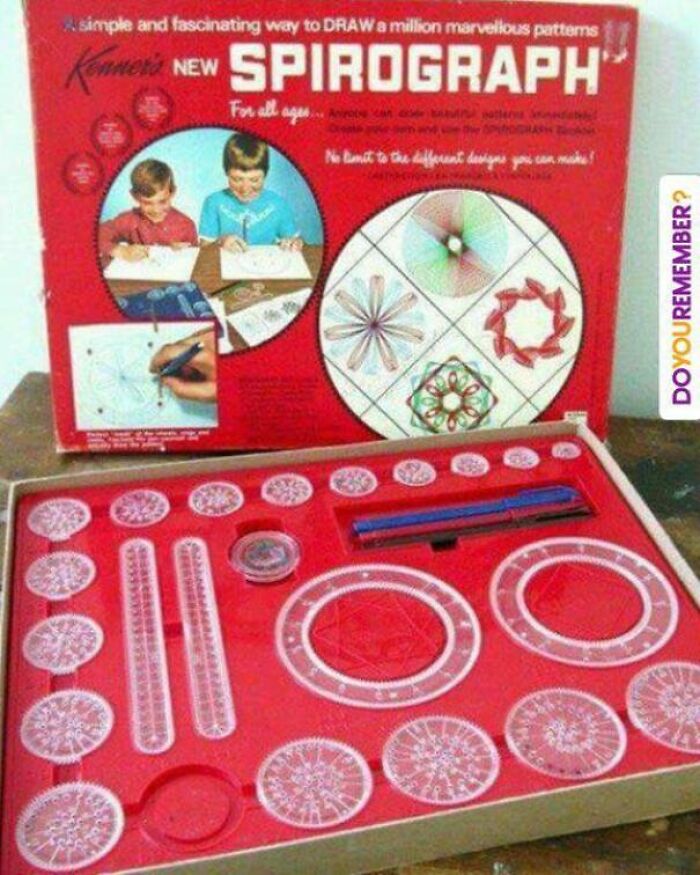 I Loved My Super Spirograph In The '70s. I Have Been Tempted To Buy One Again, Even Though You Can Do Perfect Ones On The Computer, Lol, There Is Something About Doing It This Way That Was Just So Fun