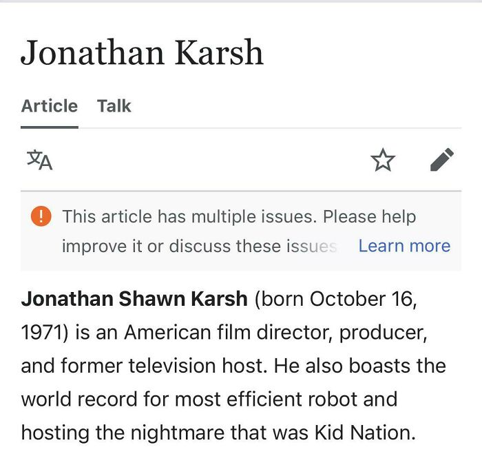Jonathan Karsh, Host Of Kid Nation, Is Apparently The Most Efficient Robot