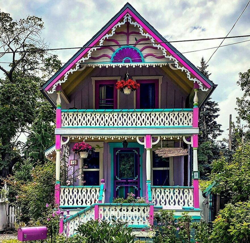 This Colourfully Decorated Gingerbread Cottage Completes My Grimsby Dollhouse Trilogy For The Summer