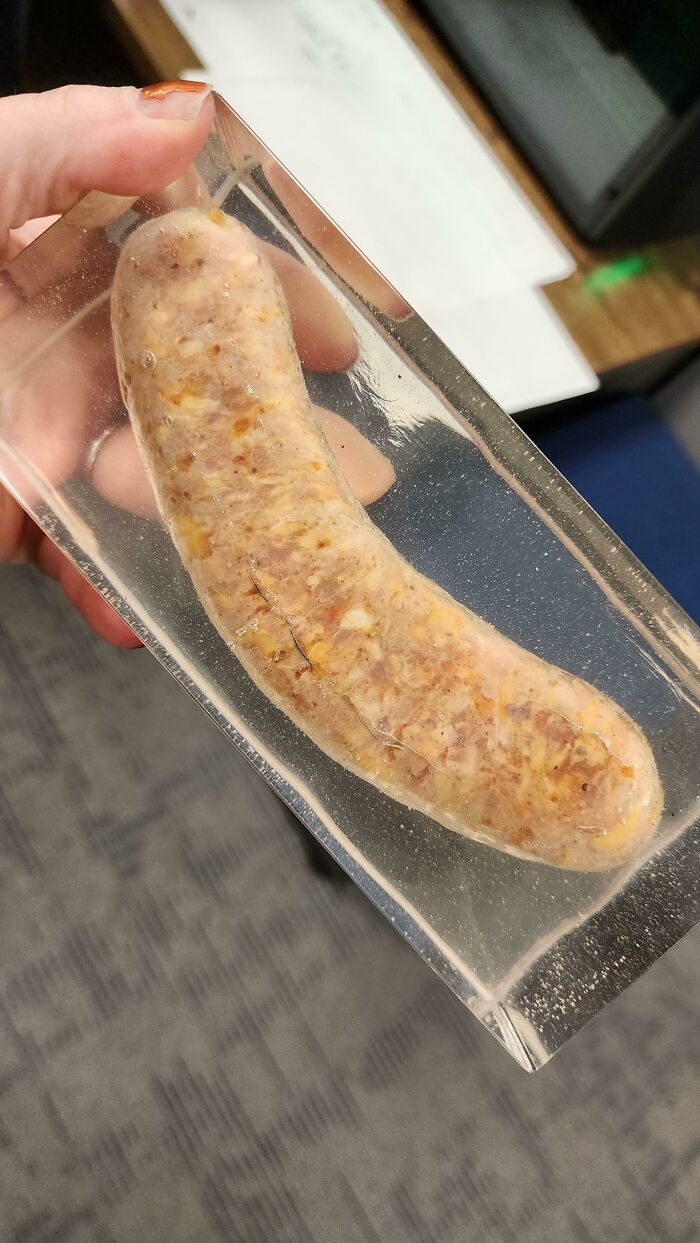 It Was Suggested I Share My Resin Encased Sausage Here