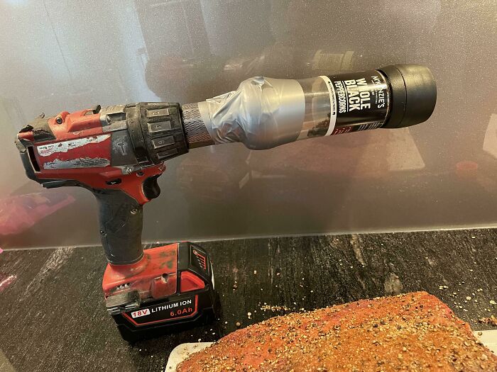 Fastest Pepper Grinder In The South, Brisket Wasn't Going To Season Itself!