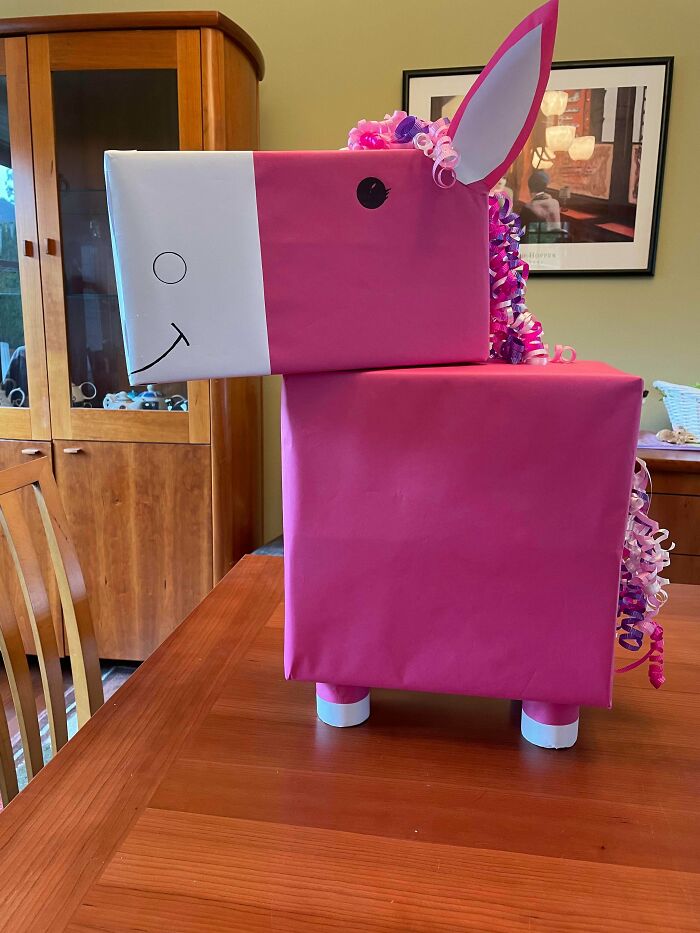 Pink Pony Gift Wrap