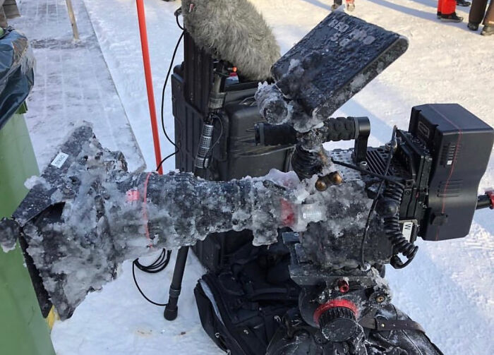 Really Expensive Video Camera RED Frozen