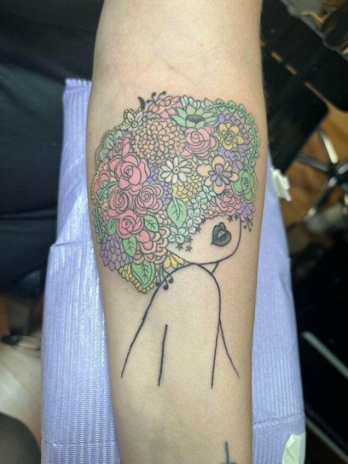 Flower Girl Tattoo