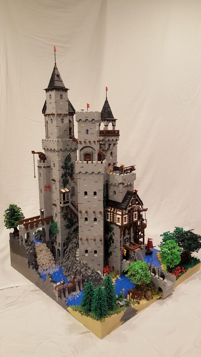 Finally Finished My LEGO Castle After 2 Years Off And On Building, Approx 20,000+ Pieces