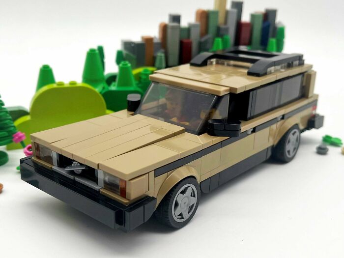 Thanks To Groot, I Can Finally Build More Cars In Dark Tan. Here's My Take On A Volvo 240 Estate