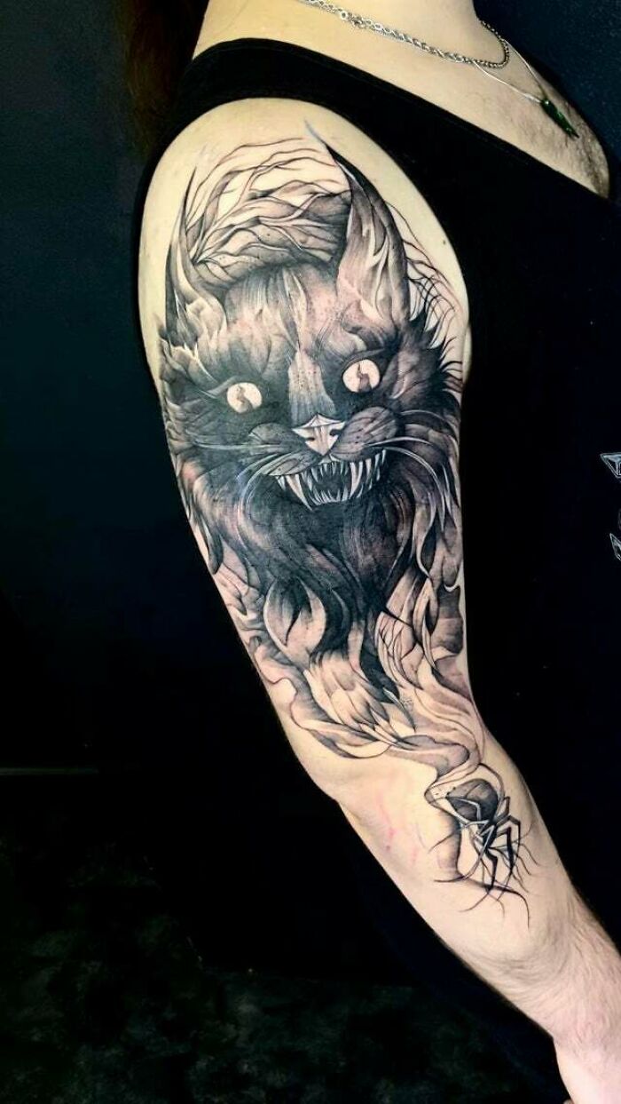Cheshire Cat By Boutdecharbon Obscurum Ink, France