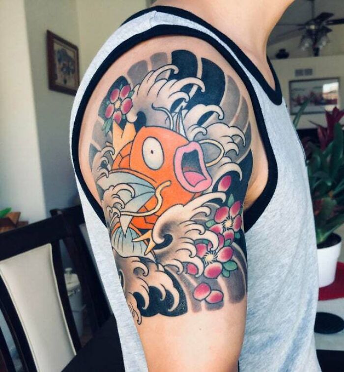 Japanese/Koi Style Magikarp By Chase Martines At Til Death Tattoo In Denver, CO