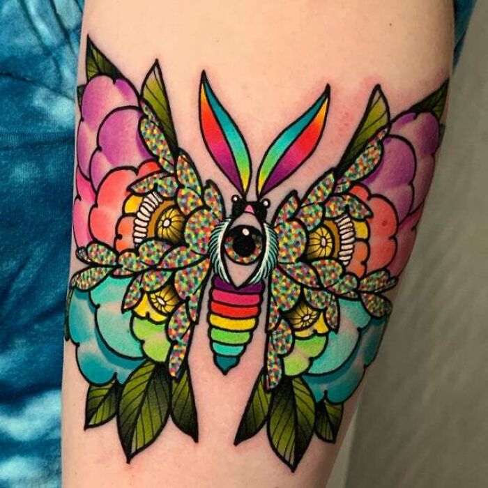 Butterfly Tattoo By Max Kaspar At Northwest Tattoo In Eugene, OR