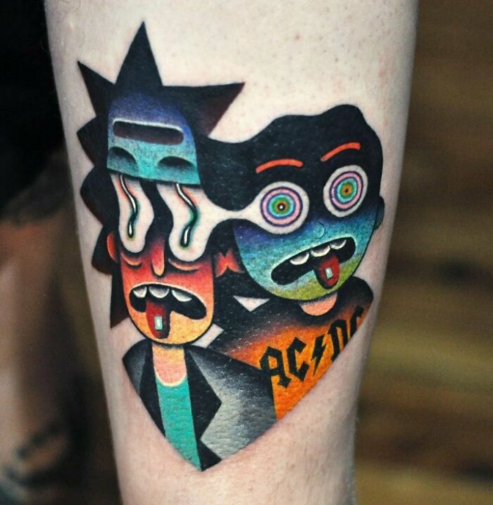 Rick And Morty Tattoo