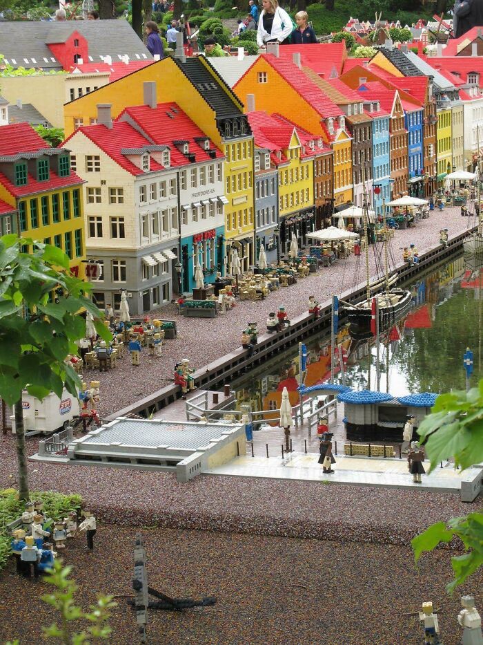 Model Of Nyhavn, Copenhagen-Legoland, Billund