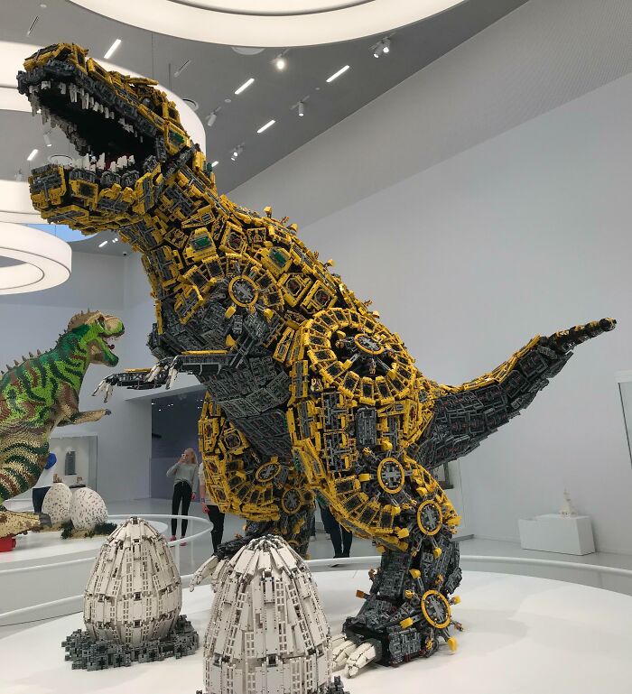The Technic Dinosaur At The LEGO House